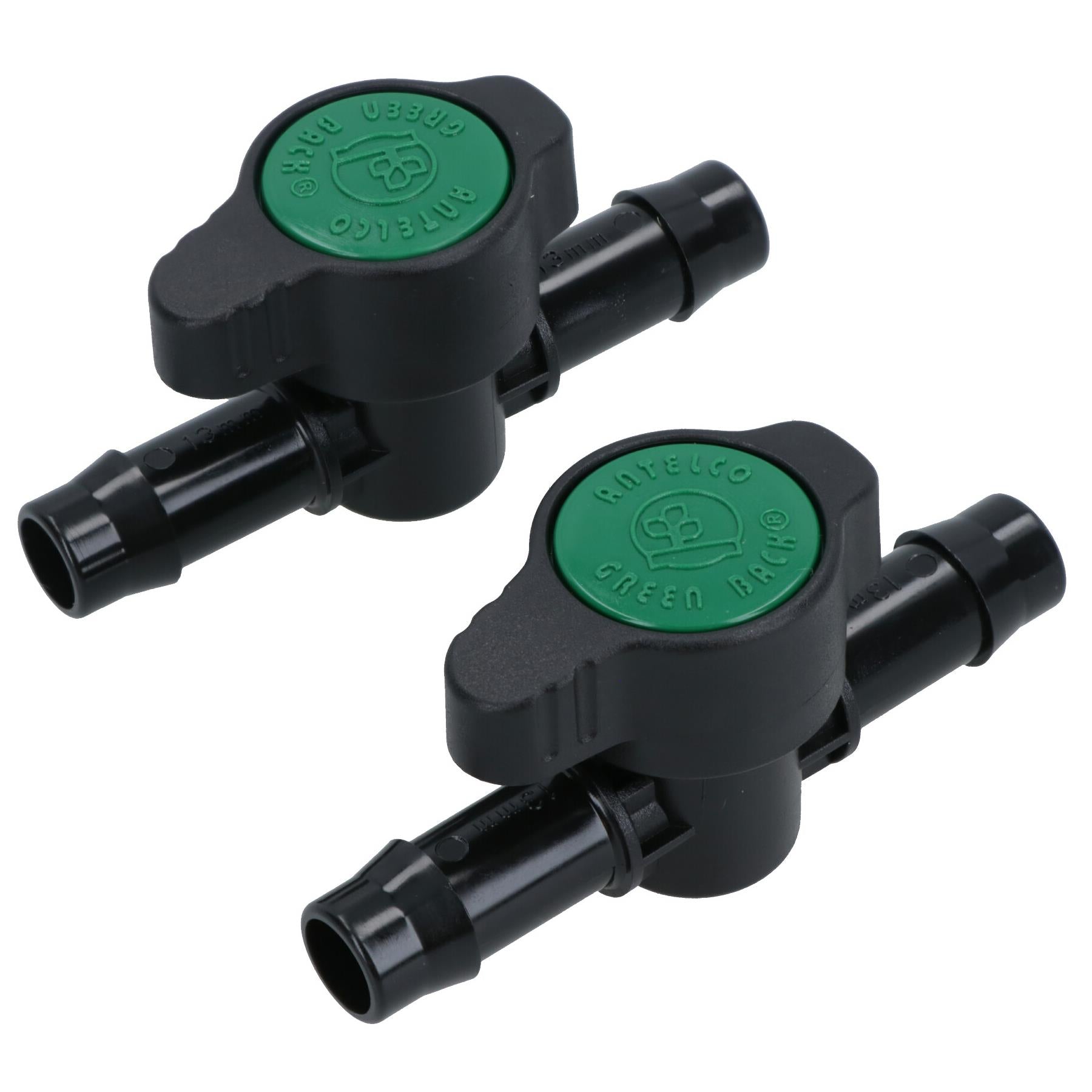 Hozelock Flow Control Valve For 13mm Pipe On Micro Irrigation Systems 2pk
