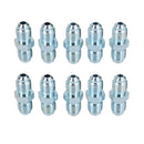 Raccord de raccord de tuyau de frein mâle en ligne 3/8" x 24 UNF pour tuyau 3/16" 10 pièces
