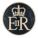 ER Aluminium Sign Plaque Door Wall House Gate Garden Queen Royal GB Britain