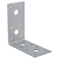Timber Joist Angle Bracket Fastening Plate Galvanised Steel 100 x 100 x 50mm