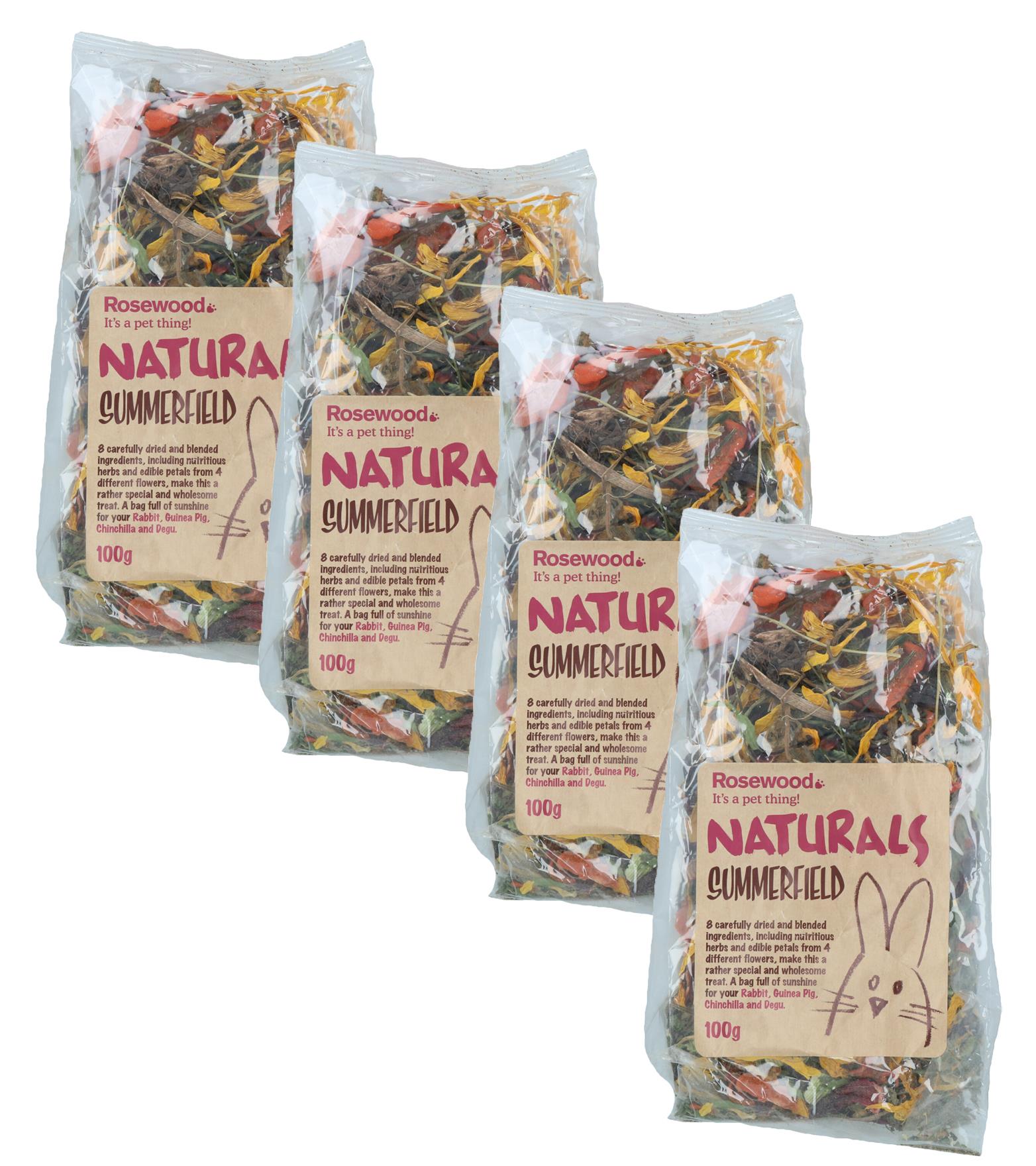 Mélange de friandises naturelles pour petits animaux de compagnie, lapins, pintades, Summerfield - 100 g