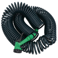Expandable Garden Coil Hose Pipe Watering With Fittings + Spray Gun 30 Metres
