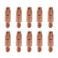 1 shroud & 10 x 0.8mm Round Contact Tips MIG Welding Binzel Style Torch MB15