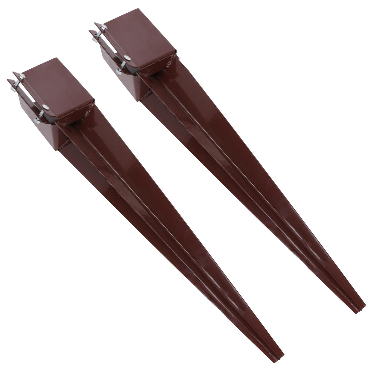 Fence Post Holder Support Drive In Spike 100mm x 100mm x 750mm Garden