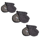 3pk Super Absorbent Grey Microfiber Dog Cat Pet Noodle Towel Quick Drying