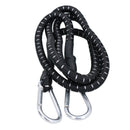 60” Bungee Strap with Metal Carabiners Hook Tie Down Fastener Holder