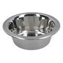Double Diner Pet Bowl + Stand Stainless Steel Construction For Dog Food Water