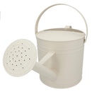 7L Watering Can Cream Steel Metal Water Greenhouse Garden Plants Home
