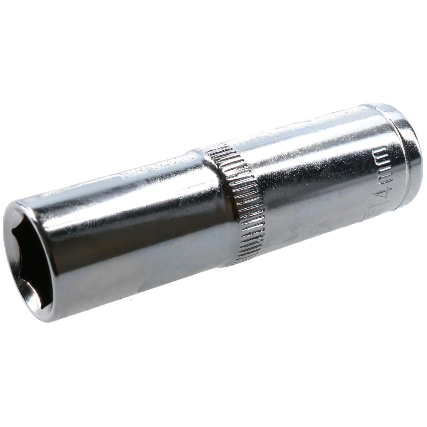 14mm Double Deep 78mm Socket 1/2" Drive Metric 6 Point Chrome Vanadium Steel