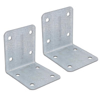 Garden Internal Sleeper Corner Support Bracket 90° 85mm Galvanised Steel