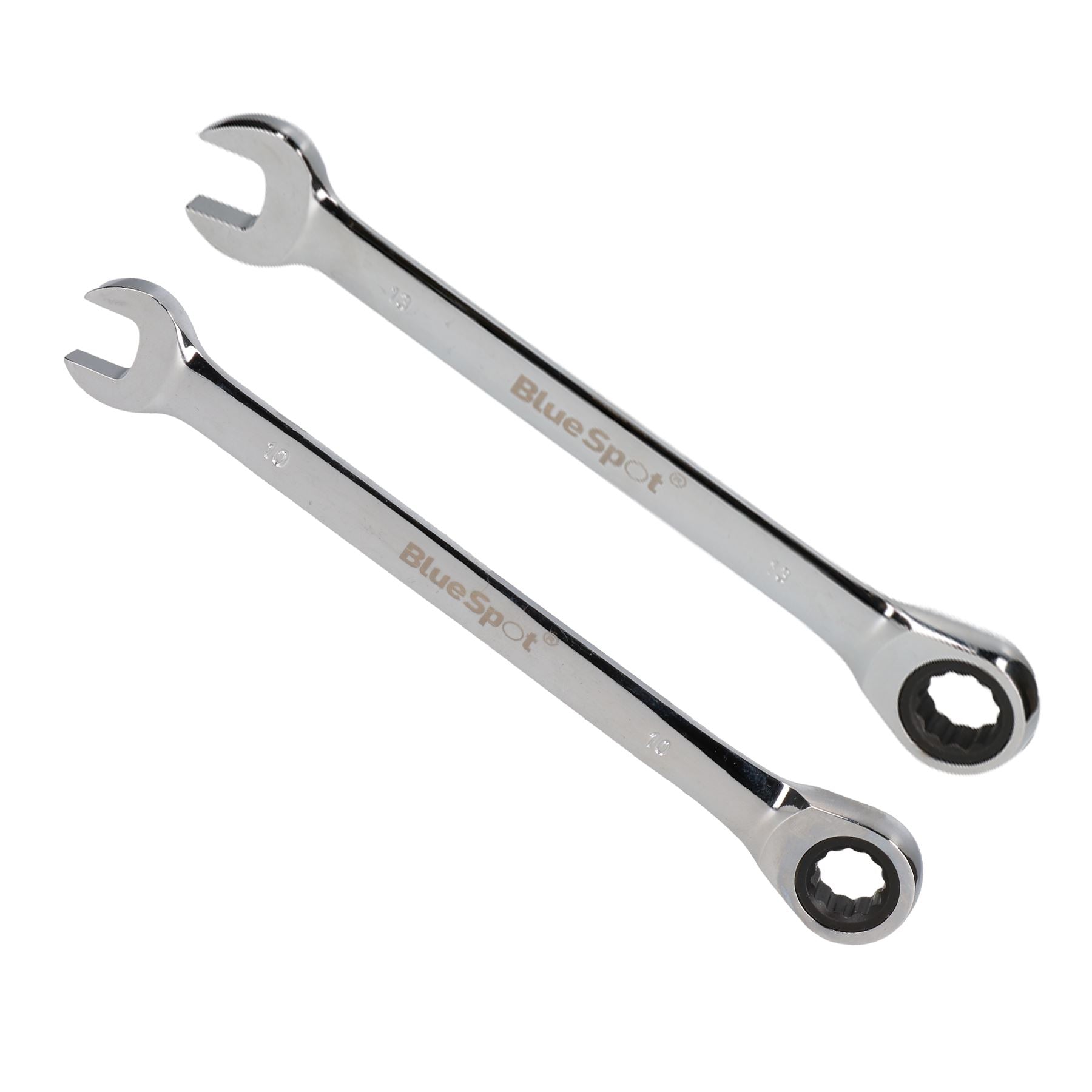 10mm +13mm Metric Ratchet Combination Spanner Wrench Reversible 72 Teeth