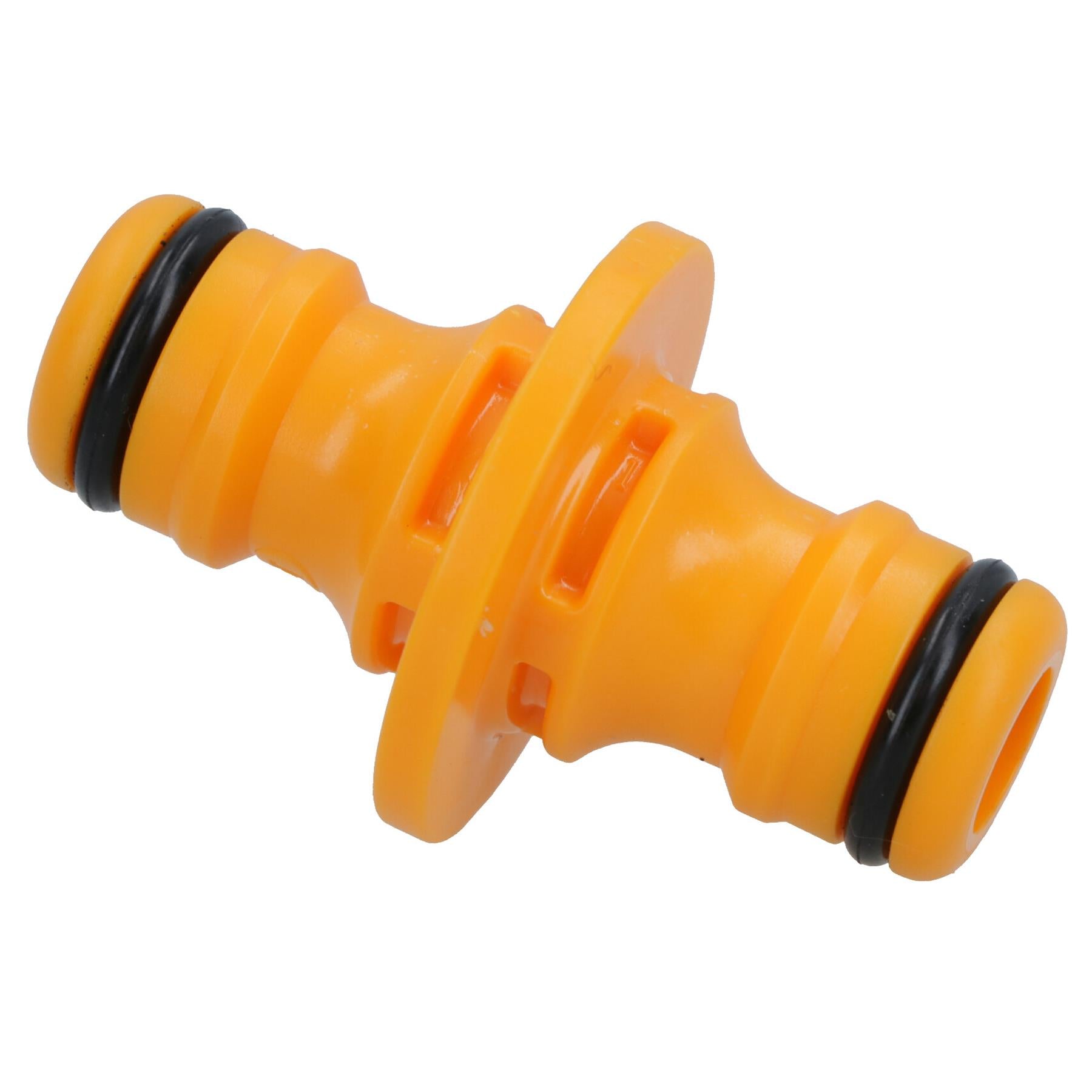 2 Way Double Male Hose Pipe Water Connector Quick Release Repair Joiner