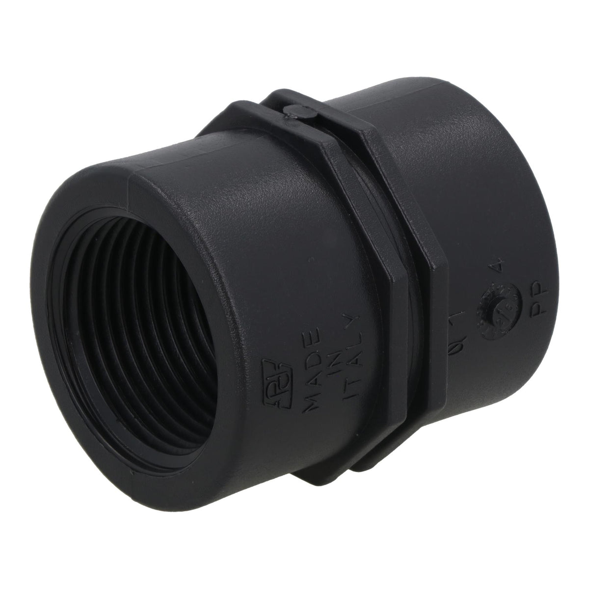 Polypropylene PP Female Threaded Pipe Fitting Sockets 1in – 1in BSP