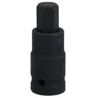 M12 x 55mm 1/2in Drive Short Impact Impacted Allen hex Key Socket 12mm