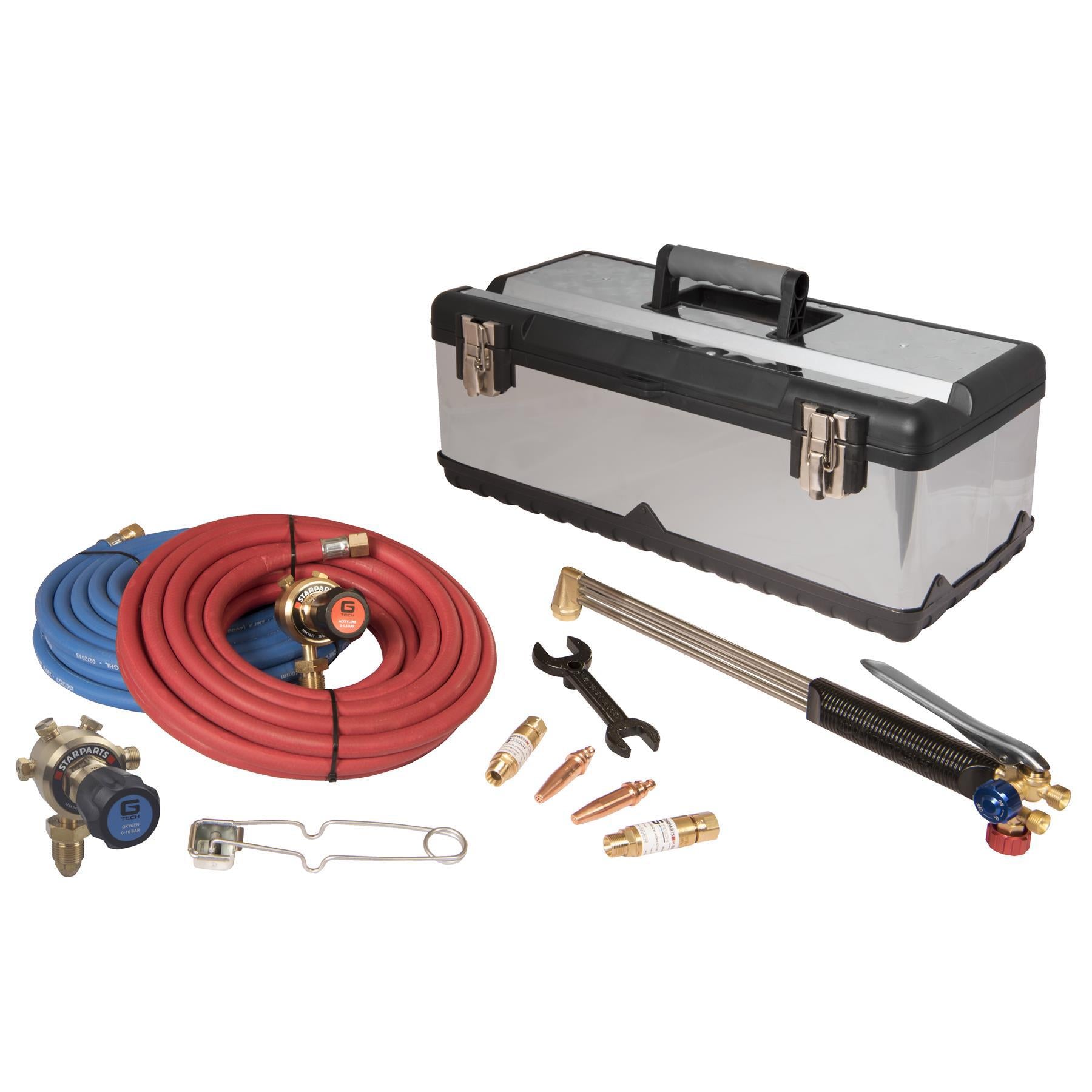 Kit de coupage oxyacétylénique Chalumeau de brasage de tôle à gaz oxygène NM 18/90