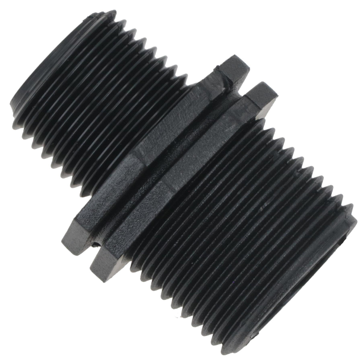 Polypropylene PP Male Threaded Pipe Reducing Nipple 3/4in x 1/2in BSP