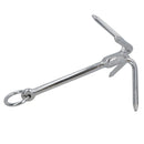 Grapnel Hook Anchor 240mm Grappling 316 Stainless steel Marine Grade