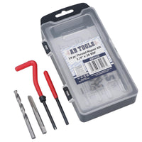 1/4” x 26 BSF Thread Repair Cutter Kit Helicoil Set for Damaged Threads 14pc