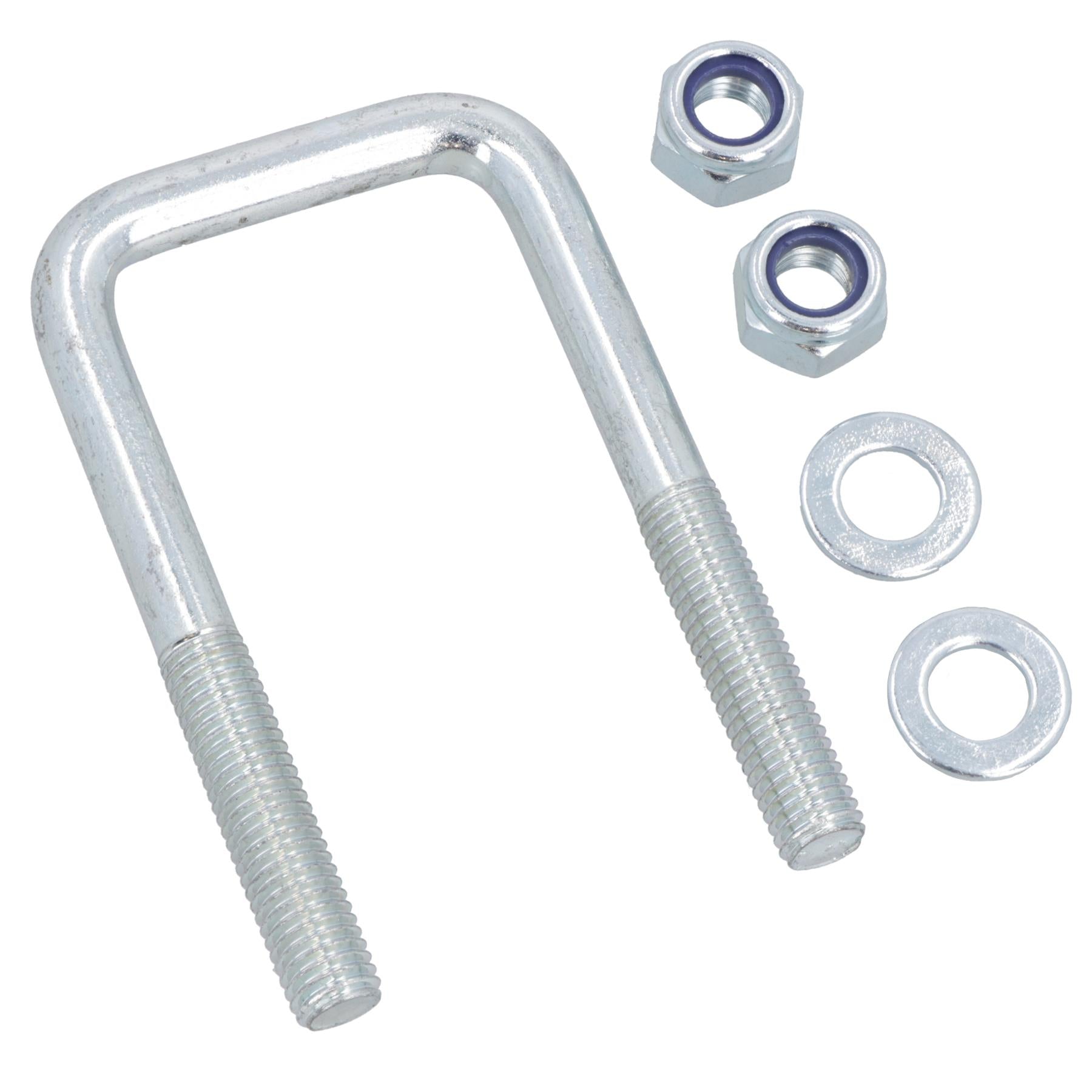 4 U Bolts 2 Base Plate For Ifor Williams Trailer Parabolic Leaf Spring 52x115mm