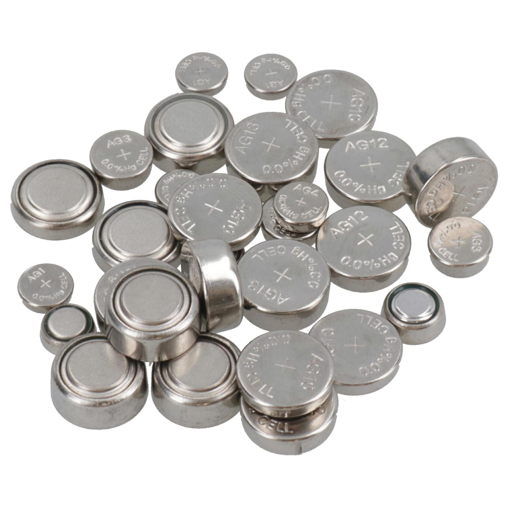 Assorted Button Cell Batteries Alkaline Battery AG1 – AG13 Watches Calculators