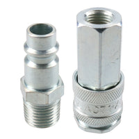 PCL XF Series Female Coupler 1/4" BSP Female Thread & Male Air Adaptor Fitting