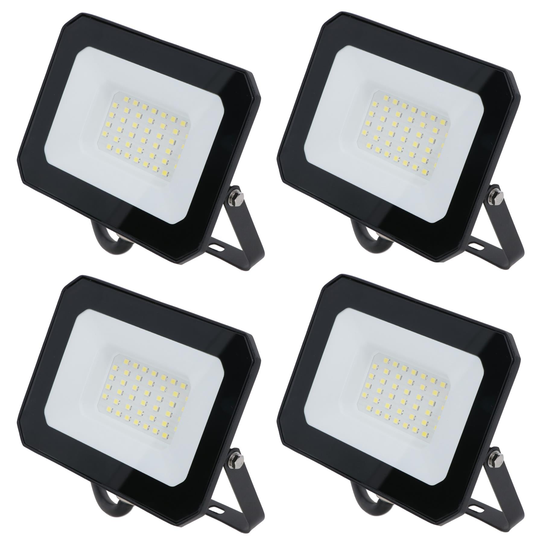 30 Watt LED Mini Floodlight Garden Lighting 2400 Lumens IP65 + Bracket