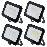 30 Watt LED Mini Floodlight Garden Lighting 2400 Lumens IP65 + Bracket
