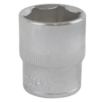 19mm 3/8" Drive Shallow Metric Socket Single Hex / 6 sided Bergen