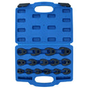 Metric Impact Impacted Crowfeet Crowfoot Spanner Wrench Set 8 – 24mm 15pc