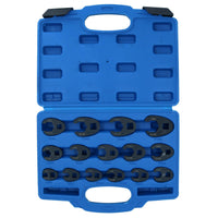 Metric Impact Impacted Crowfeet Crowfoot Spanner Wrench Set 8 – 24mm 15pc