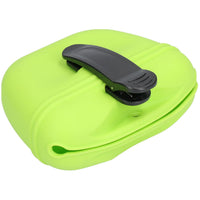 Sac à friandises portable en silicone à ouverture magnétique pour chien avec clip