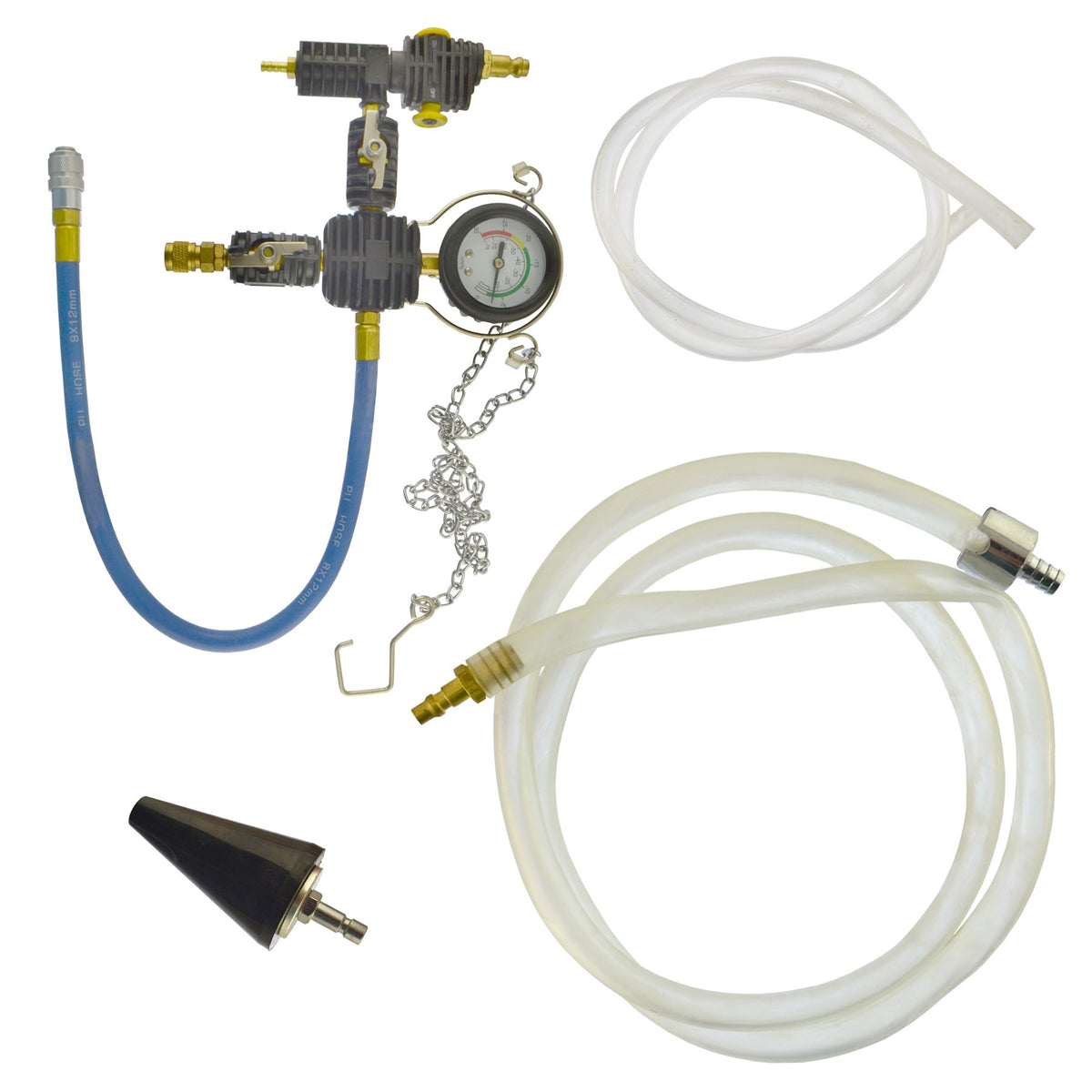 Car Rice Condensation Kit Cooling System Vacuum Purge And Refill Car Van For Radiator Kit AN129 ...