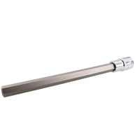 12mm Hex Allen Key Long Bit Internal Socket Metric 1/2" Drive 200mm Length Cr-V