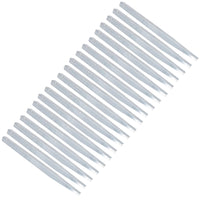 Galvanised Log Roll Pin 450mm Wooden Border Edging Garden Lawn Yard