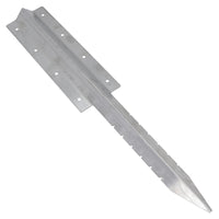 Garden Double Sleeper Straight Support Spike Stake Stainless Steel 670mm