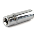 12mm 1/4" Drive Double Deep Metric Socket Single Hex / 6 sided Bergen