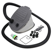 Bravo 1 Foot Pump & Universal Bayonet Adapter Air Inflator Inflatable Boat Kayak