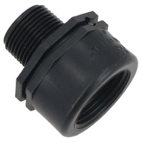 Polypropylene PP Threaded Reducing Socket Female – Male 1in – 3/4in BSP