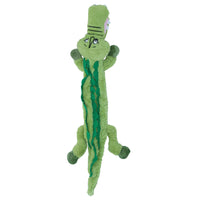 Plüsch-Hundespielzeug „Wild Crinkler Alligator“ ohne Füllung, superweich, mit Quietschfunktion, 60 x 14 x 9 cm