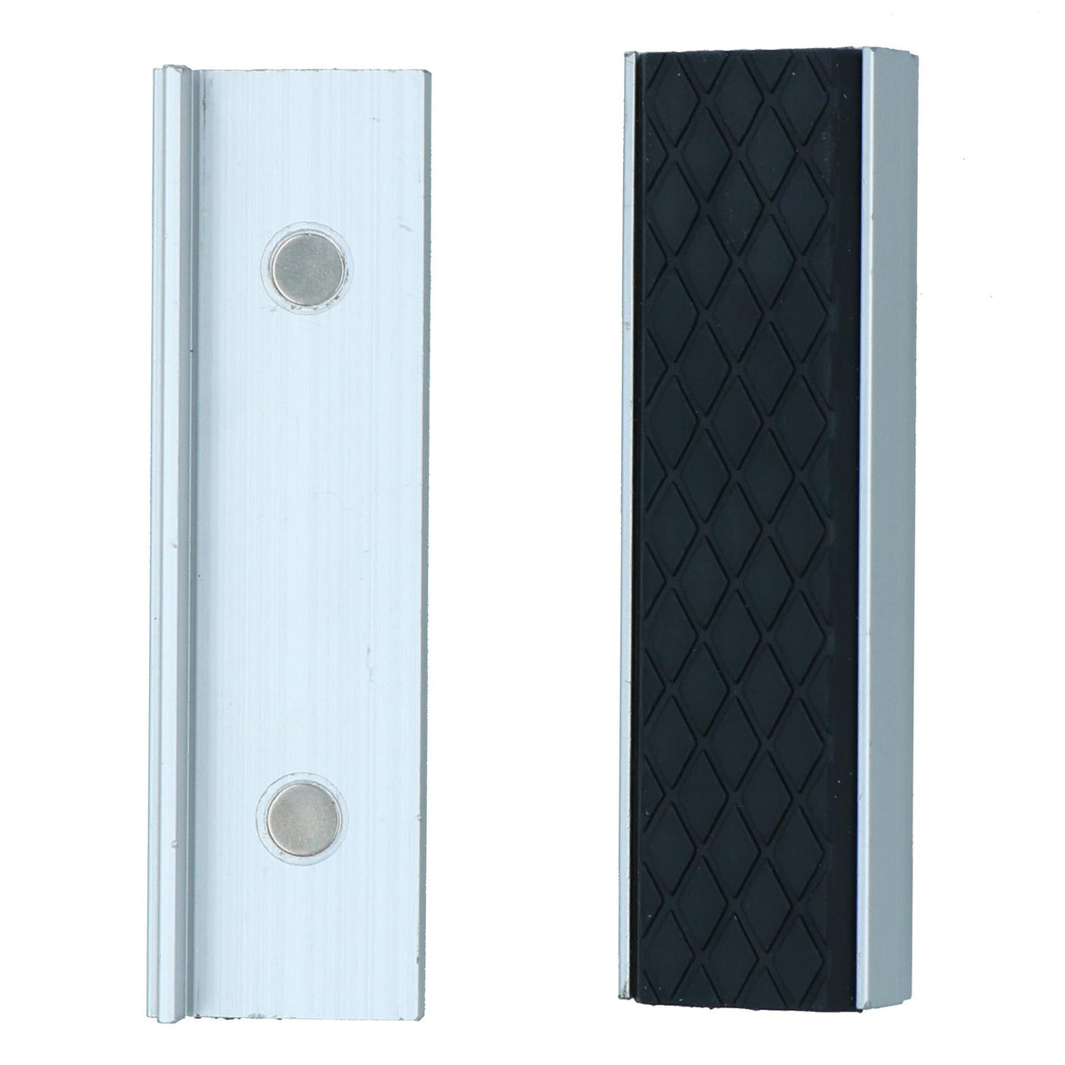 Magnetic Bench or Drill Vice Soft Jaws Engineers Rubber Grips 100mm (4") Sil118