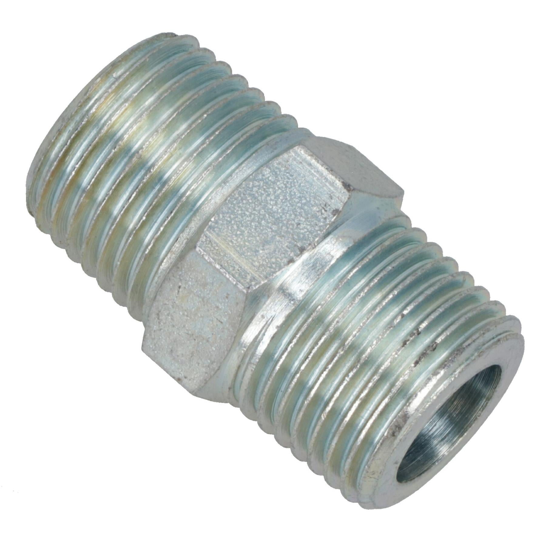 1/2" BSP Male to Male Air Line Hose Compressor Fitting / Union 2 PACK FT052