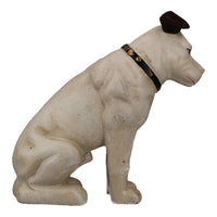 Large HMV Nipper Dog Music Figurine Cast Iron Money Bank Box Change Jar