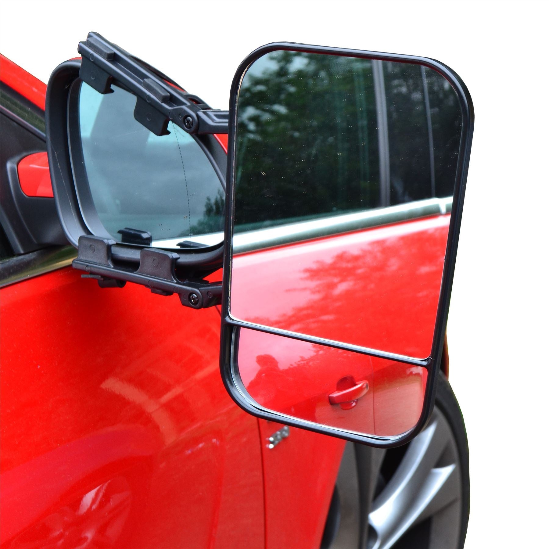 Caravan Towing Mirror Extension Dual Adjustable for Shaped or Large Mirror TR197