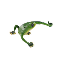 Green Speckled Gecko Lizard Resin Wall Shed Sculpture Statue House Medium