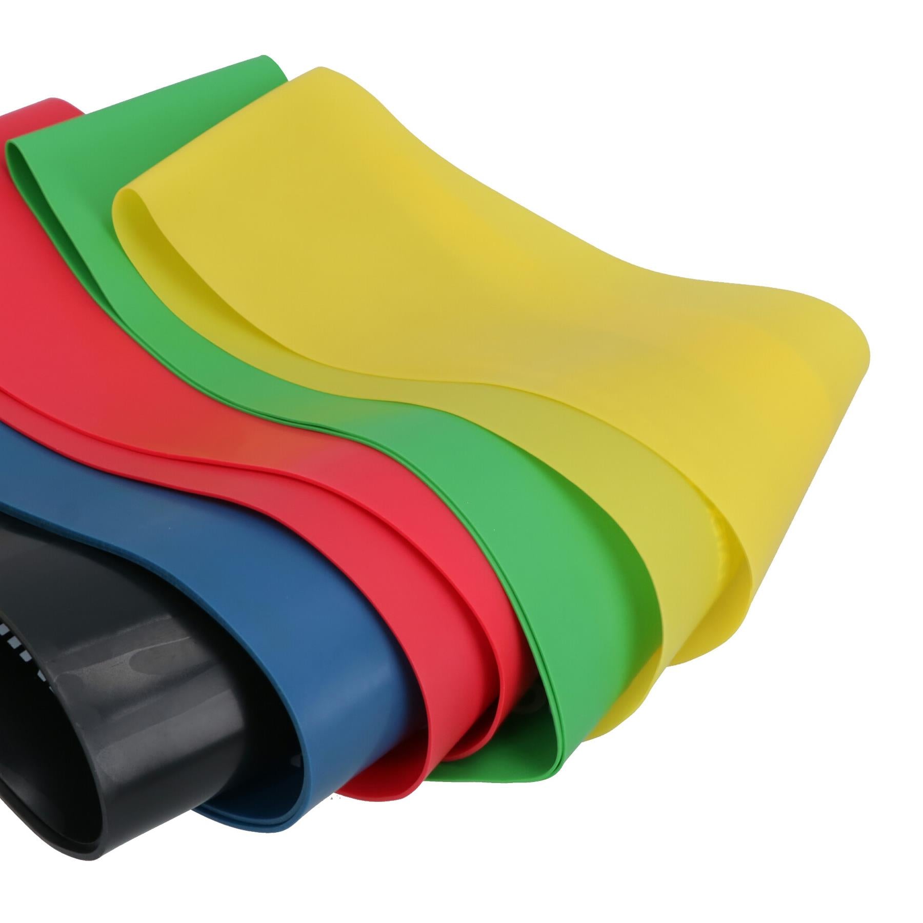 Resistance Bands Set of 5 Stretch Loops  X-Light - X-Strong for Yoga, Gym, Pilates