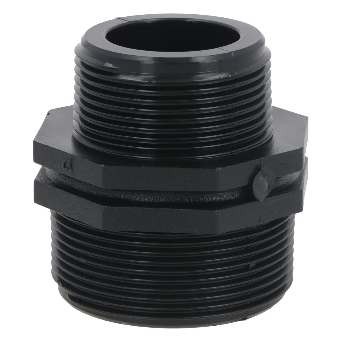 Polypropylene PP Male Threaded Pipe Reducing Nipple 1-1/2in x 1-1/4in BSP