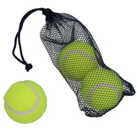 Lot de 3 balles de tennis couinantes pour chien - Jeu de lancer et de rapporter - Coffret cadeau pour chien