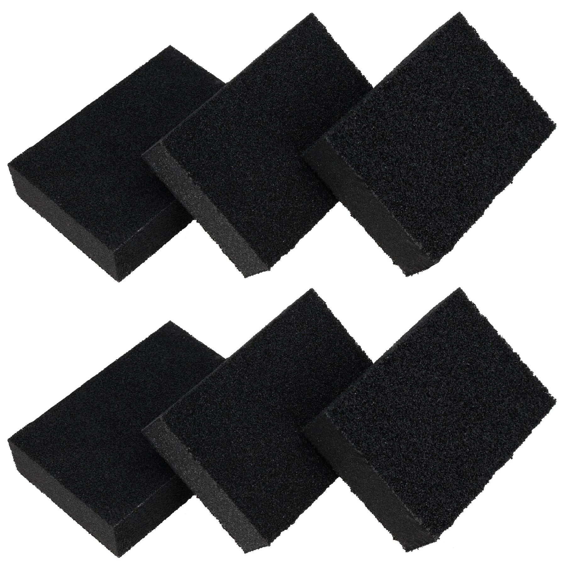 Foam Sponge Sanding Blocks 60 80 120 Mixed Grit Abrasive Wet + Dry