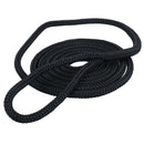10pk 2m Double Braided Fender Lines 10mm Boat Rope Spliced Loop Black