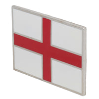 Stick On Metal England ST Georges Flag Emblem Sticker 40mm x 25mm